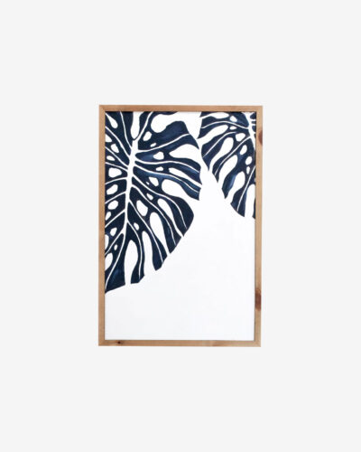 product image framed leafs artwork